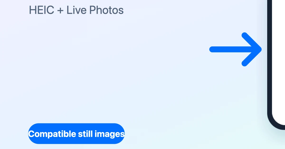 How to Upload iPhone HEIC and Live Photos as Links