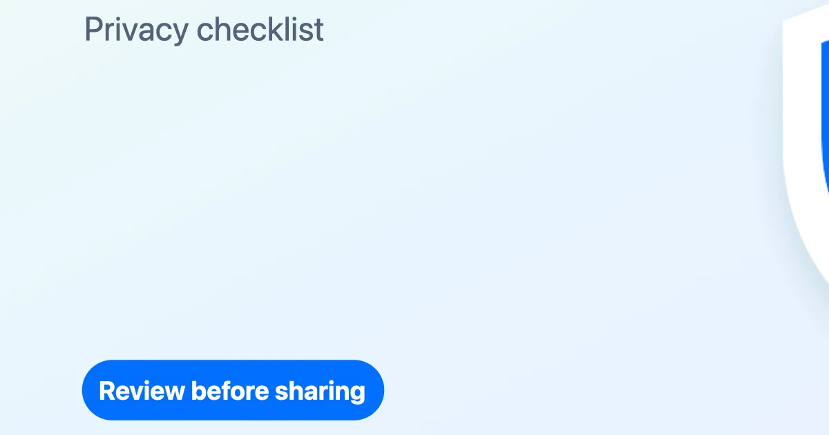 Public Image Links: Privacy and Safe Sharing